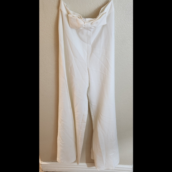 SOLD DO NoT BUY lack Halo White High Rise Wide Leg Pants Wedding - Picture 6 of 11